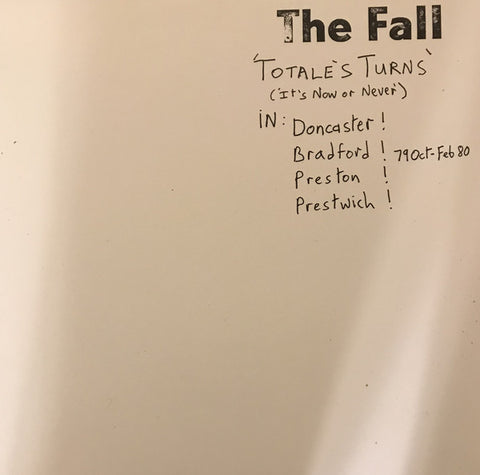 The Fall - Totale's Turns (It's Now Or Never) (LP, Album, RE) - NEW