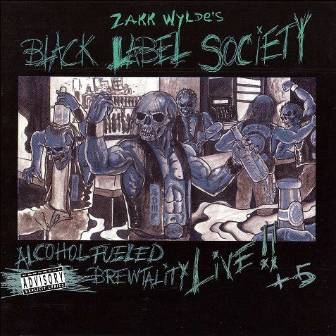 Zakk Wylde's Black Label Society* - Alcohol Fueled Brewtality - Live !! + 5 (2xCD, Album) - USED