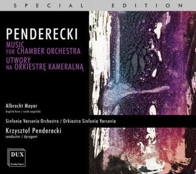 Penderecki* - Albrecht Mayer, Sinfonia Varsovia Orchestra* - Music For Chamber Orchestra (CD, Album) - NEW