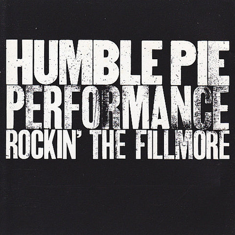 Humble Pie - Performance - Rockin' The Fillmore (CD, Album, RE) - USED