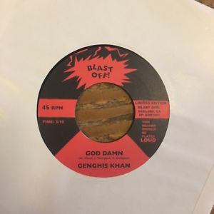 Genghis Khan (5) - Evil Creeper / God Damn (7", Single) - USED