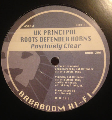 UK Principal / Prince Malachi - Positively Clear / Let Jah Love Come True (12", Maxi) - USED