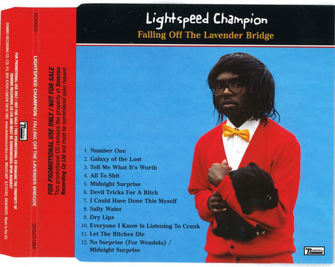 Lightspeed Champion - Falling Off The Lavender Bridge (CD, Album, Promo) - USED