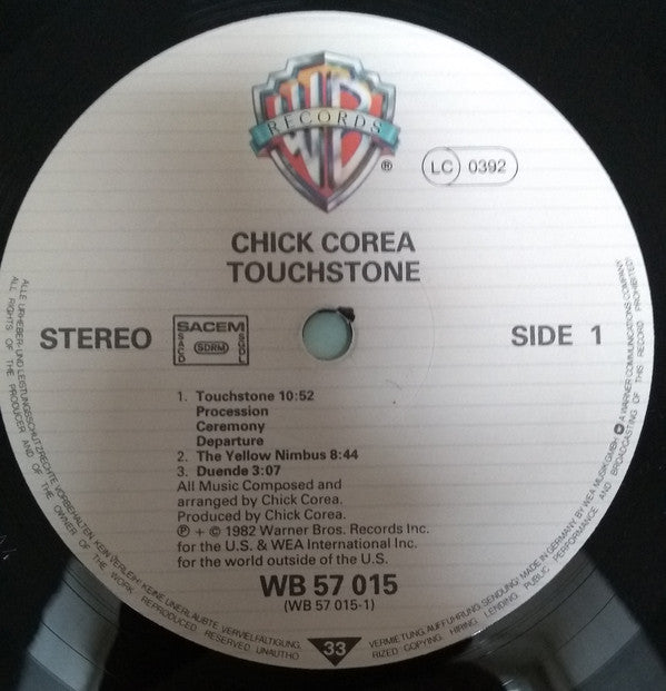 Chick Corea - Touchstone (LP, Album) - USED