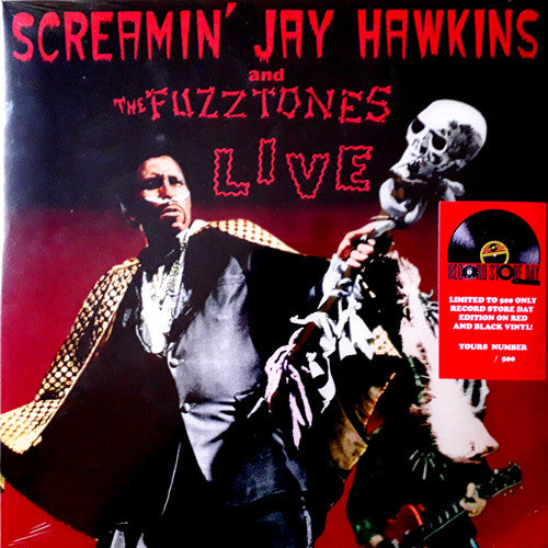Screamin' Jay Hawkins And The Fuzztones - Live (LP, Album, Ltd, Num, RE, Red) - NEW