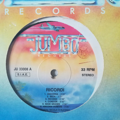 Nicola D'Alessio - Ricordi (LP, Album) - USED