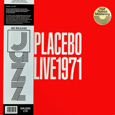 Placebo (2) - Live 1971 (LP, Album, Ltd) - NEW