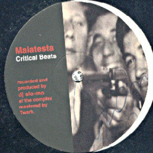 Malatesta - Critical Beats (12", EP) - USED