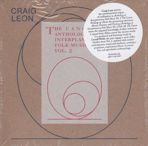 Craig Leon - The Canon — Anthology Of Interplanetary Folk Music Vol. 2 (CD, Album) - NEW