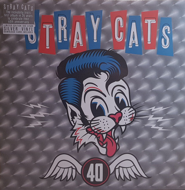 Stray Cats - 40  (LP, Album, Ltd, Sil) - NEW