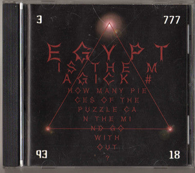 Egypt Is The Magick # - How Many Pieces Of The Puzzle Can The Mind Go Without? (CD, Album) - USED