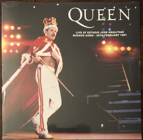Queen - Live At Estadio Jose Amalitani Buenos Aires - 28th February 1981  (LP, Ltd, Unofficial, Yel) - NEW