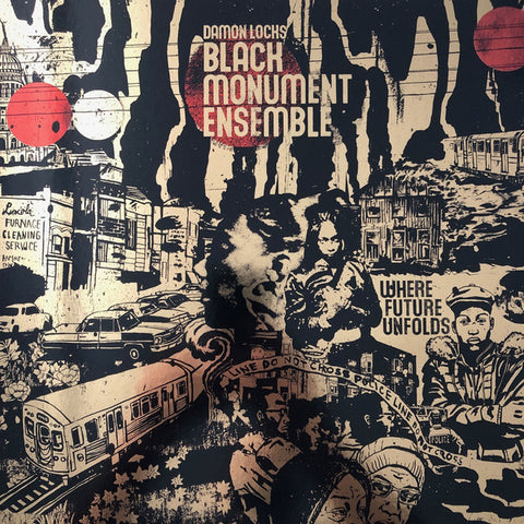 Damon Locks Black Monument Ensemble - Where Future Unfolds (LP, Album, Gat) - NEW