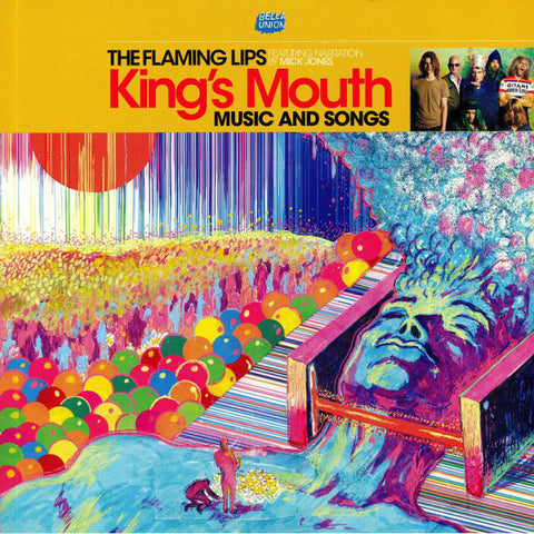 The Flaming Lips Featuring Narration By Mick Jones - King's Mouth Music And Songs (LP, Album) - NEW