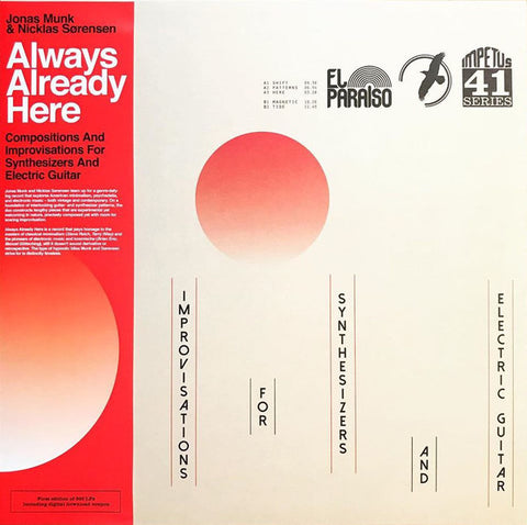 Jonas Munk & Nicklas Sørensen - Always Already Here (LP, Album, Ltd) - NEW