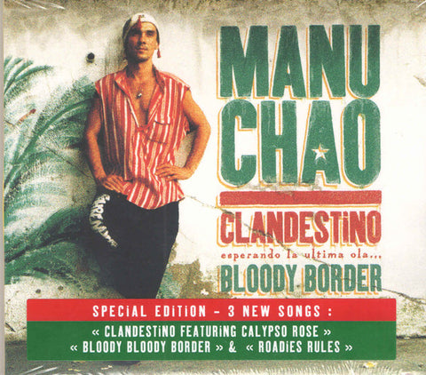Manu Chao - Clandestino / Bloody Border (CD, Album, RE, S/Edition) - NEW