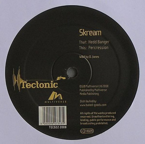Skream - Hedd Banger / Percression (12") - USED