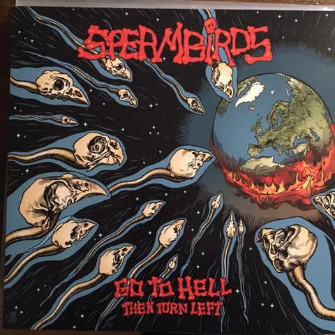 Spermbirds - Go To Hell Then Turn Left (LP, Album) - NEW