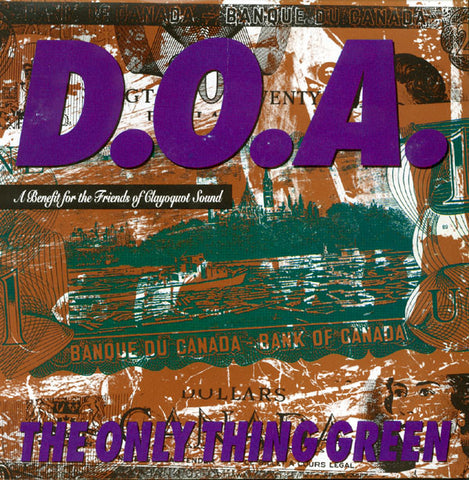 D.O.A. (2) - The Only Thing Green (7", Single) - USED