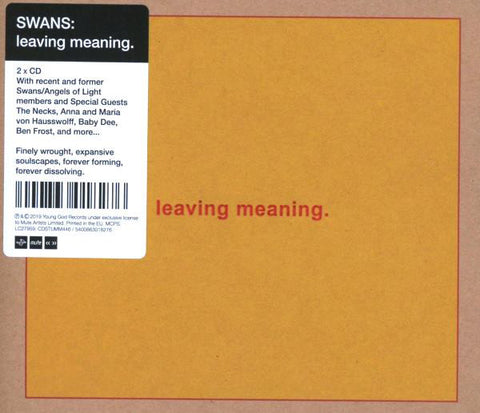 Swans - Leaving Meaning. (2xCD, Album) - NEW