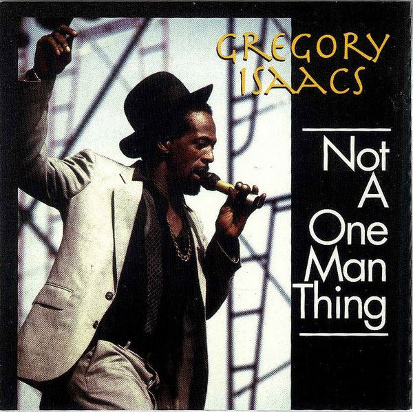 Gregory Isaacs - Not A One Man Thing (CD, Album) - NEW