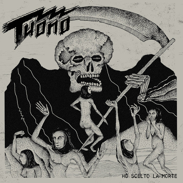 Tuono (5) - Ho Scelto La Morte  (LP, Album, Whi) - NEW