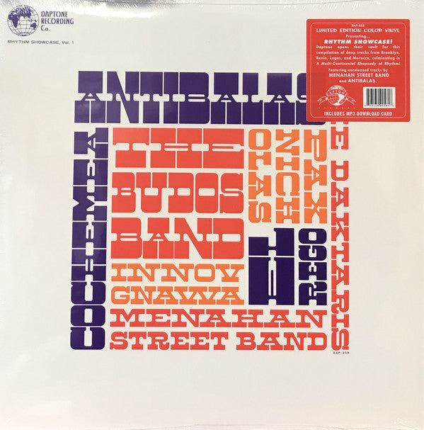 Various - Rhythm Showcase, Vol. 1 (LP, Album, Comp, Ltd, Col) - NEW