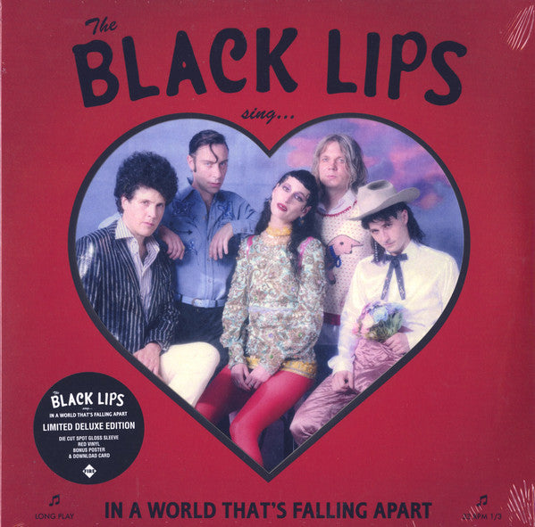 The Black Lips - In A World That's Falling Apart (LP, Album, Dlx, Ltd, Red) - NEW