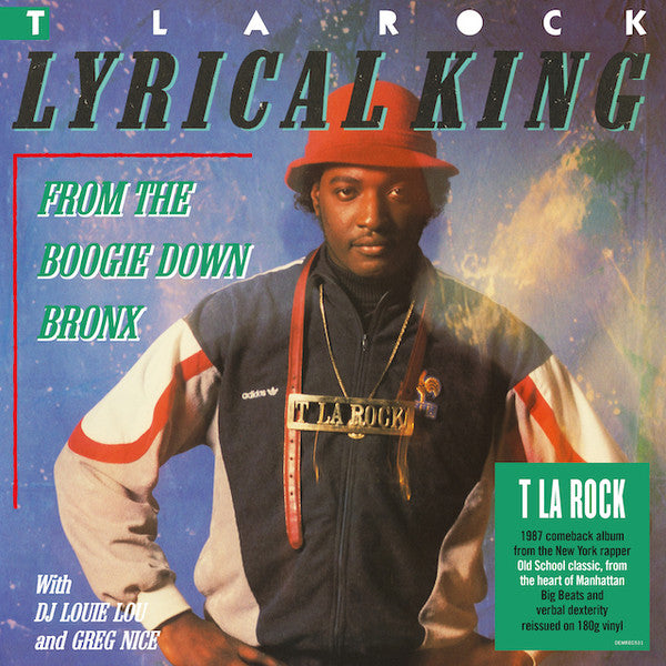 T La Rock - Lyrical King (From The Boogie Down Bronx) (LP, Album, RE, 180) - NEW