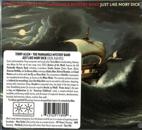 Terry Allen & The Panhandle Mystery Band - Just Like Moby Dick (CD, Album) - NEW