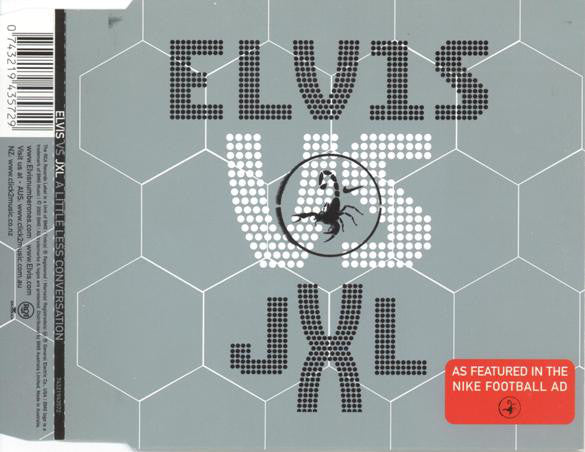 Elvis* Vs JXL* - A Little Less Conversation (CD, Single) - USED