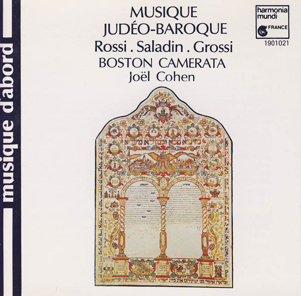 Rossi* . Saladin* . Grossi* - Boston Camerata, Joël Cohen* - Musique Judéo-Baroque (CD, Album, RE) - USED