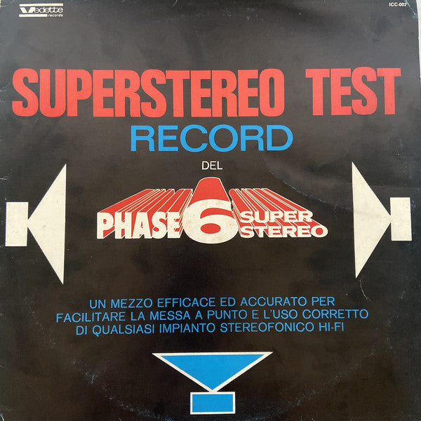 No Artist - Superstereo Test Record (Del Phase 6 Super Stereo) (LP) - USED