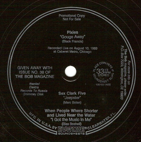 Pixies / Sex Clark Five / When People Where Shorter And Lived Near The Water* - Untitled (Flexi, 7", Promo) - USED