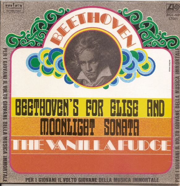 Beethoven* - The Vanilla Fudge* - Beethoven's For Elise And Moonlight Sonata (7") - USED