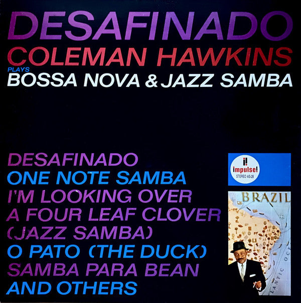 Coleman Hawkins - Desafinado Coleman Hawkins Plays Bossa Nova & Jazz Samba (LP, Album, Ltd, RE, DMM) - USED