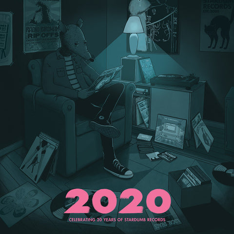 Various - 2020 - Celebrating 20 Years Of Stardumb Records (2xLP, Comp) - NEW
