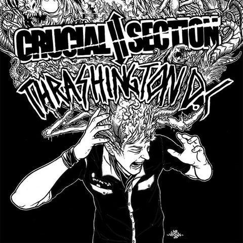 Crucial Section / Thrashington D.C.* - Crucial Section / Thrashington D.C. (7", Yel) - USED