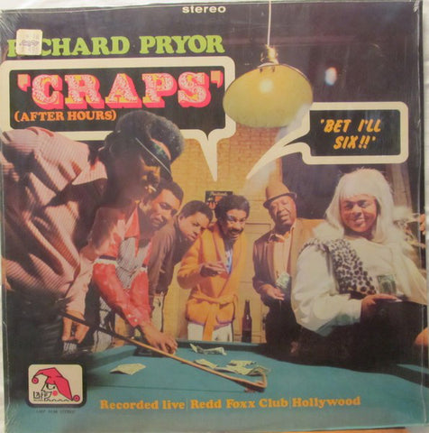 Richard Pryor - "CRAPS" - After Hours (LP, Album) - USED