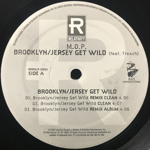 M.O.P. - Brooklyn/Jersey Get Wild (12", Promo) - USED