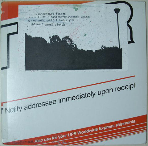 In Vain (3) / Council Of 5 Nations / Know Nothing / Thinner - In Vain / Council Of 5 Nations / Know Nothing / Thinner (7", Comp) - USED