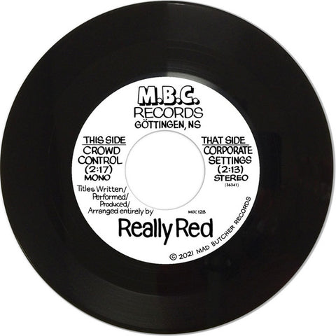 Really Red - Crowd Control / Corporate Settings (7", RE) - USED