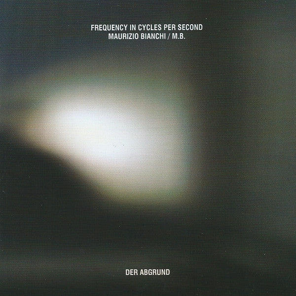 Frequency In Cycles Per Second & Maurizio Bianchi / M.B.* - Der Abgrund (CD, Album) - NEW