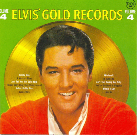 Elvis Presley - Elvis' Gold Records, Vol.4 (CD, Comp) - USED