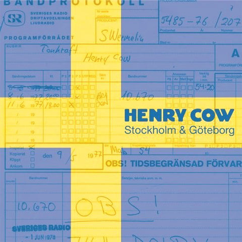 Henry Cow - Stockholm & Göteborg (CD, Album) - NEW