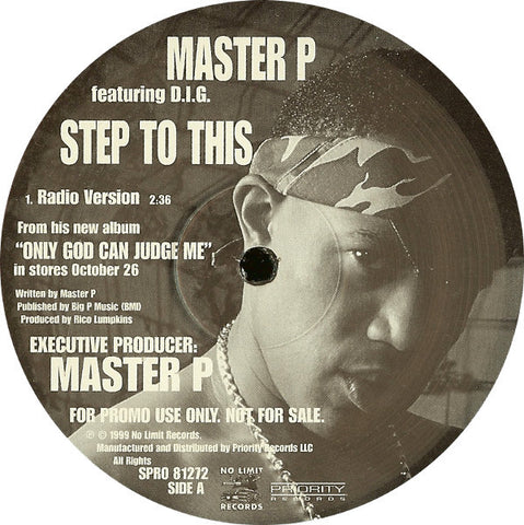 Master P Featuring D.I.G. - Step To This (12", Promo) - USED