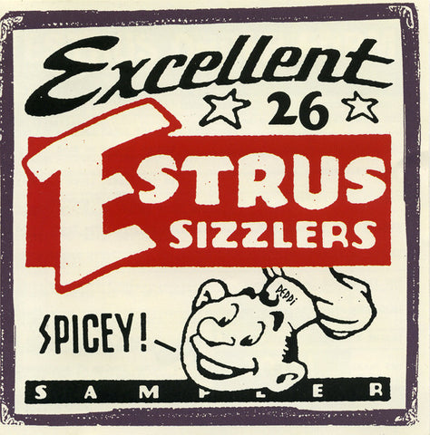 Various - Excellent 26 Estrus Spicey Sizzlers Sampler (CD, Smplr) - USED