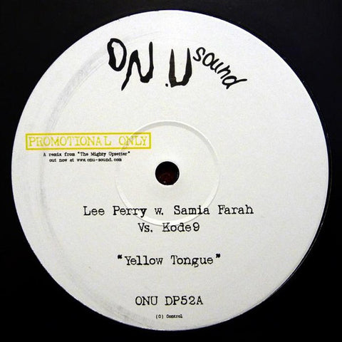 Lee Perry W. Samia Farah Vs. Kode9 - Yellow Tongue (12", Ltd, Promo) - USED