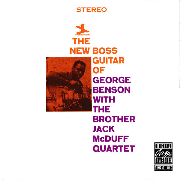 George Benson With The Brother Jack McDuff Quartet - The New Boss Guitar Of George Benson (CD, Album, RE, RM) - USED