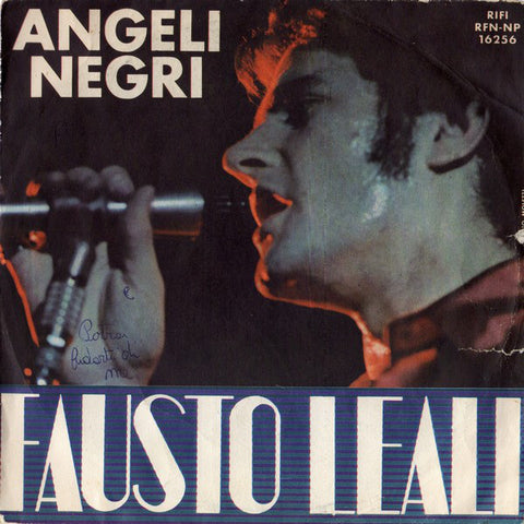 Fausto Leali - Angeli Negri (7") - USED